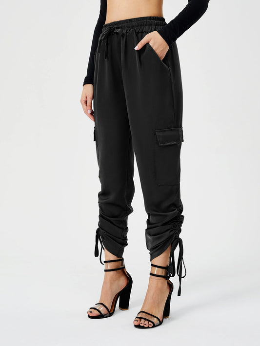 Women's Long Lounge Pants – Relaxed Fit Comfortable Everyday Trousers