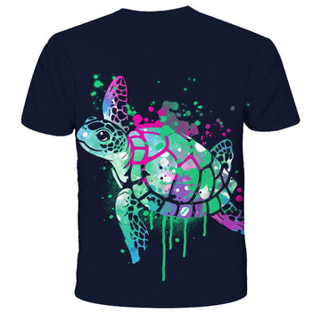 Men's Turtle Neck Short Sleeve T-Shirt – Stylish Casual Summer Top
