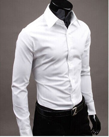 Men's White Shirt Dress – Clean & Classic Smart Casual Look
