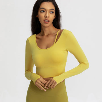 Women's Yoga Workout Top – Comfortable & Stylish Activewear