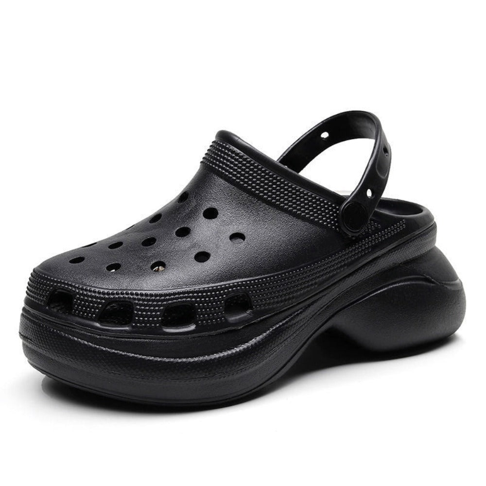 Women's Classic MEGA CRUSH Clogs Platform Shoes Black styleora