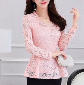 Women's Lace Shirt Tops – Delicate & Feminine Everyday Blouse