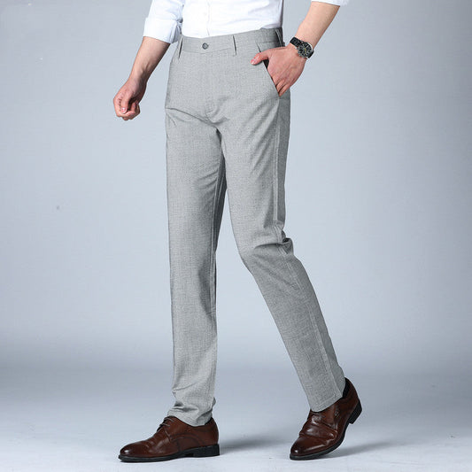 Men's Thin Slim Pants – Lightweight & Comfortable Everyday Trousers