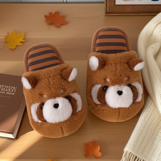 Women's Cartoon Cute Warm Fuzzy Slippers – Cosy Indoor Home Footwear