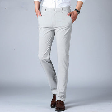 Men's Thin Slim Pants – Lightweight & Comfortable Everyday Trousers