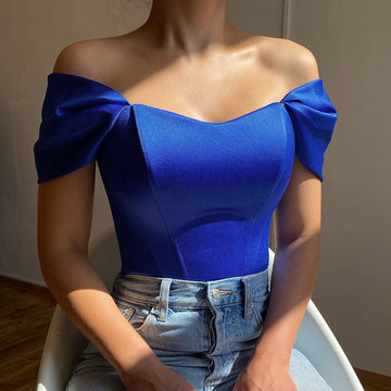 Women's Fishbone Corset Tube Top – Structured & Flattering Bodice