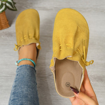 Women's Minimalist Retro Casual Slippers – Stylish Lightweight Everyday Footwear