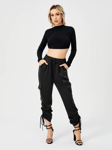 Women's Long Lounge Pants – Relaxed Fit Comfortable Everyday Trousers