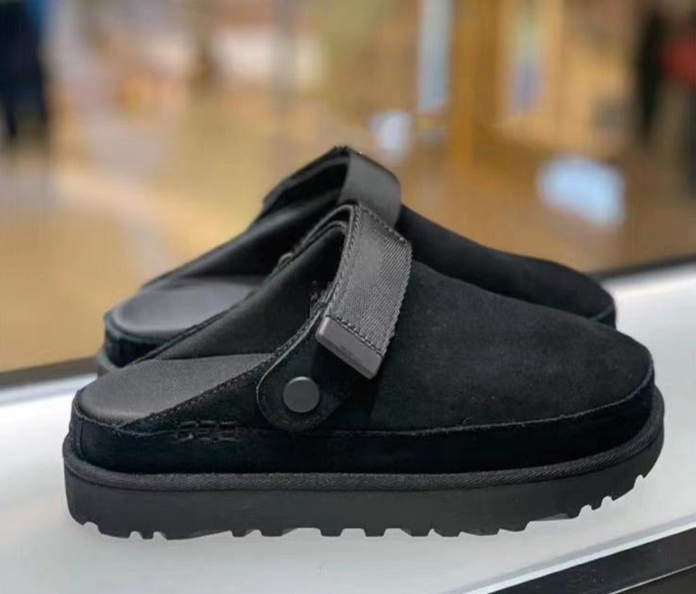 Women's Goldenstar Clogs Soft Sole Non-slip Shoes Black styleora