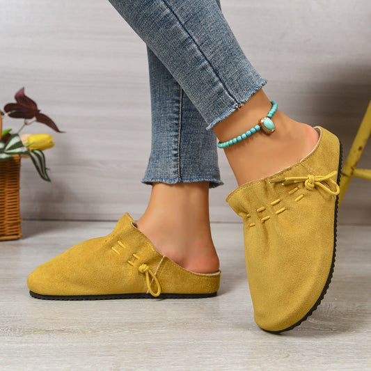 Women's Minimalist Retro Casual Slippers – Stylish Lightweight Everyday Footwear