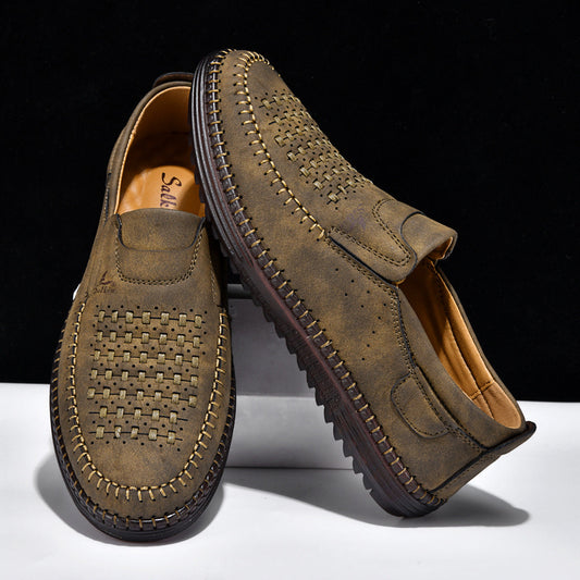 Perforated Breathable Casual Shoes Lightweight For Outdoor Use