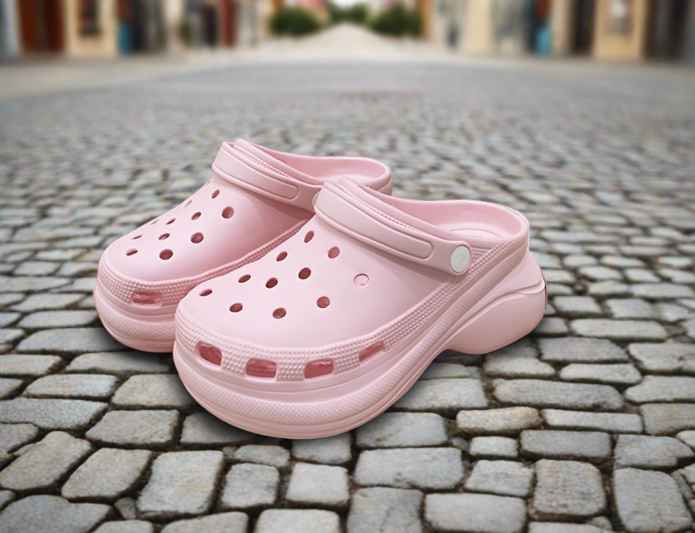 Women's Classic MEGA CRUSH Clogs Platform Shoes Pink styleora